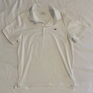 Vineyard Vines Boys Large White Polo Shirt